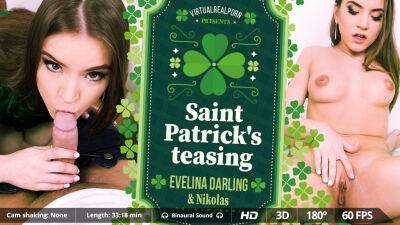 Evelina Darling - Saint Patrick's teasing - txxx.com