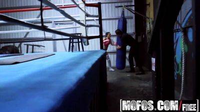 Gia Paige - Gia Paige in POV boxing ring gets her wet ass and feet pounded - sexu.com