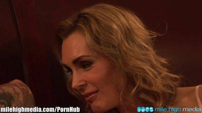 Tanya Tate - British MILF Tanya Tate gets her big tits and tight pussy pounded hard in HD - sexu.com - Britain