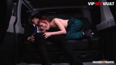 Matt Ice - Vanessa Shelby - (Vanessa Shelby, Matt Ice) - Hardcore Car Sex With Naughty Redhead And Her Horny Driver - sexu.com